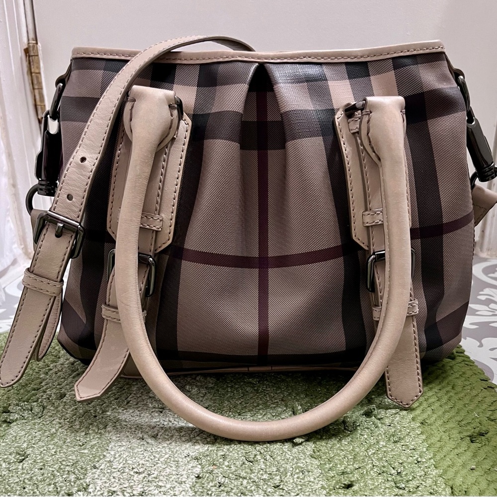 Burberry Smoked Check 2 way bag